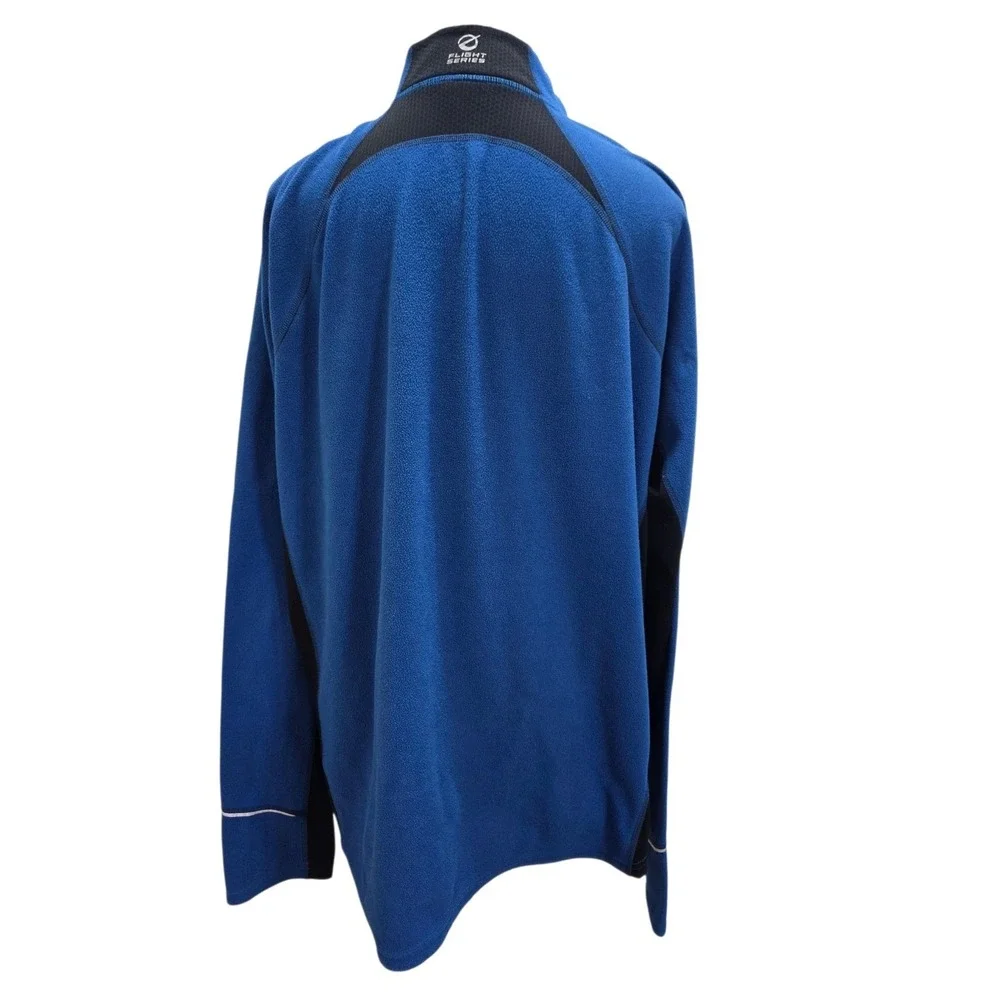 The North Face Flight Series Fleece Jacket Mens XL Blue Full Zip Thumbholes